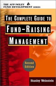 Cover of The complete guide to fund-raising management by Weinstein, Stanley