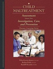 Cover of Child Maltreatment Assessment, Vol. 3 - EBook by Debra Esernio-Jenssen