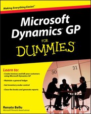 Cover of Microsoft Dynamics GP for dummies by Renato Bellu