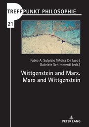 Front cover of Wittgenstein and Marx. Marx and Wittgenstein by Fabio Sulpizio
