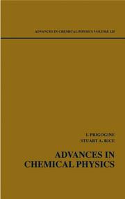 Cover of Advances in chemical physics by I. Prigogine