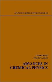 Front cover of Advances in chemical physics by Stuart Alan Rice