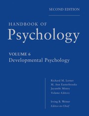 Cover of Handbook of Psychology, Developmental Psychology by Weiner, Irving B.