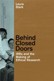 Front cover of Behind closed doors by Laura Jeanine Morris Stark
