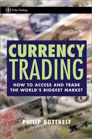 Cover of Currency trading by Philip Gotthelf