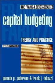 Cover of Capital Budgeting by Frank J. Fabozzi
