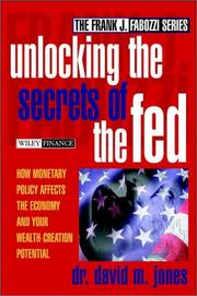 Cover of Unlocking the secrets of the Fed by Jones, David M.