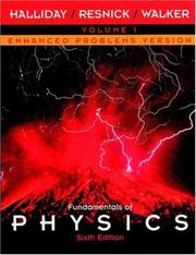 Front cover of Fundamentals of Physics, Chapters 1 - 21, Enhanced Problems Version by Jearl Walker