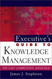 Cover of Executive's Guide to Knowledge Management by James J. Stapleton