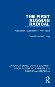 Cover of The first Russian radical by David Marshall Lang
