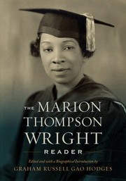 Cover of Marion Thompson Wright Reader by Graham Russell Gao Hodges