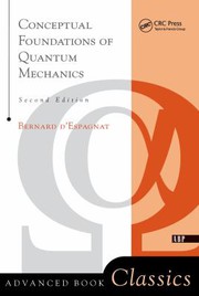 Front cover of Conceptual Foundations of Quantum Mechanics by Bernard D'espagnat