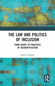 Front cover of Law and Politics of Inclusion by Valeria Venditti