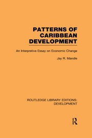 Cover of Patterns of Caribbean Development by Jay Mandle
