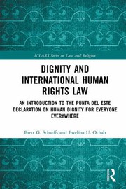 Cover of Dignity and International Human Rights Law by Brett G. Scharffs