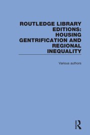 Front cover of Routledge Library Editions by Paul N. Balchin