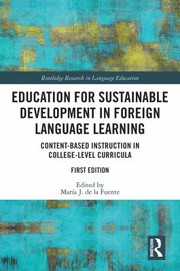 Front cover of Education for Sustainable Development in Foreign Language Learning by María J. de la Fuente
