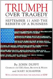 Cover of Triumph over tragedy by Duffy, John