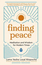 Cover of Finding Peace by Yeshe Losal Rinpoche