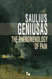 Front cover of Phenomenology of Pain by Saulius Geniusas