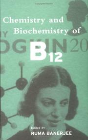 Front cover of Chemistry and biochemistry of B12 by Ruma Banerjee