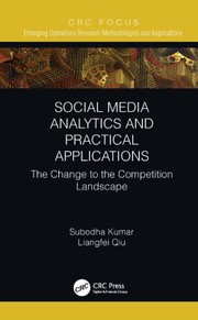Cover of Social Media Analytics and Practical Applications by Subodha Kumar