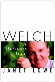 Cover of Welch by Janet Lowe