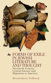 Front cover of Forms of Exile in Jewish Literature and Thought by Bronislava Volková