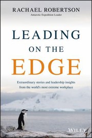Front cover of Leading on the Edge by Rachael Robertson