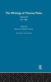 Cover of Thomas Paine by Moncure Daniel Conway