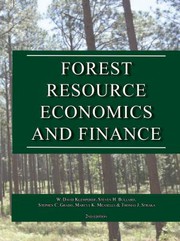 Front cover of Forest Resource Economics and Finance by Steven Bullard