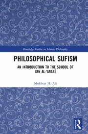 Cover of Philosophical Sufism by Mukhtar H. Ali