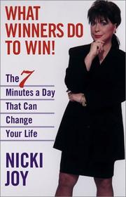 Cover of What Winners Do To Win by Nicki Joy