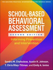 Cover of School-Based Behavioral Assessment, Second Edition by Sandra M. Chafouleas