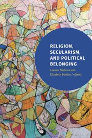 Cover of Religion, Secularism, and Political Belonging by Leerom Medovoi