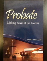 Cover of Probate by Mary Mullin