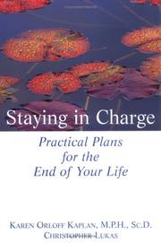 Front cover of Staying in charge by Karen Orloff Kaplan