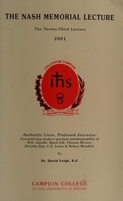 Cover of Authentic lives, profound journeys by David J. Leigh