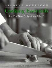 Front cover of Cooking essentials for the New professional chef by The Food and Beverage Institute