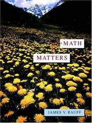 Cover of Math matters by James V. Rauff