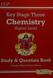Front cover of Key stage three chemistry study & question book by Paddy Gannon