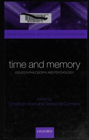 Cover of Time and memory by Christoph Hoerl