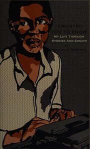 Cover of I wanted you to know by Milton Oliver McGinty