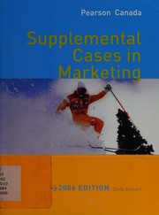 Front cover of Pearson Canada supplemental cases in marketing by Cindy Stewart