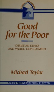 Cover of Good for the poor by Michael H. Taylor
