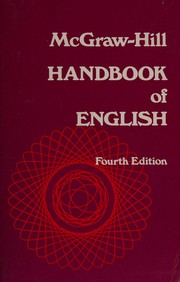 Cover of McGraw-Hill handbook of English by Harry Shaw
