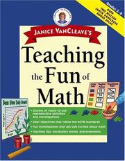 Cover of Janice VanCleave's Teaching the Fun of Math (Janice VanCleave Science for Fun) by Janice VanCleave