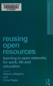Cover of Reusing Online Resources by Allison Littlejohn