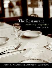 Cover of The restaurant by Walker, John R.