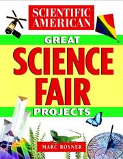 Front cover of Scientific American great science fair projects by Marc Alan Rosner